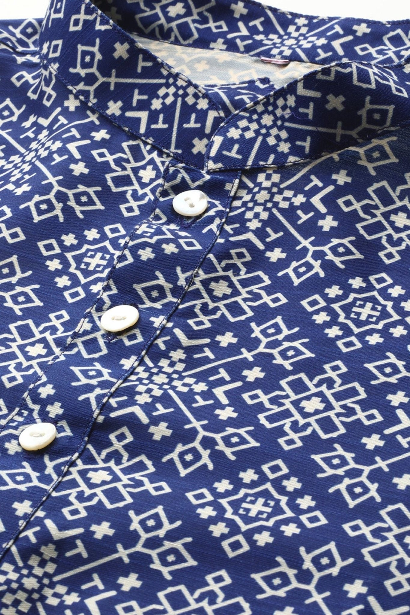 Designer Short Kurta Blue - Simaaya