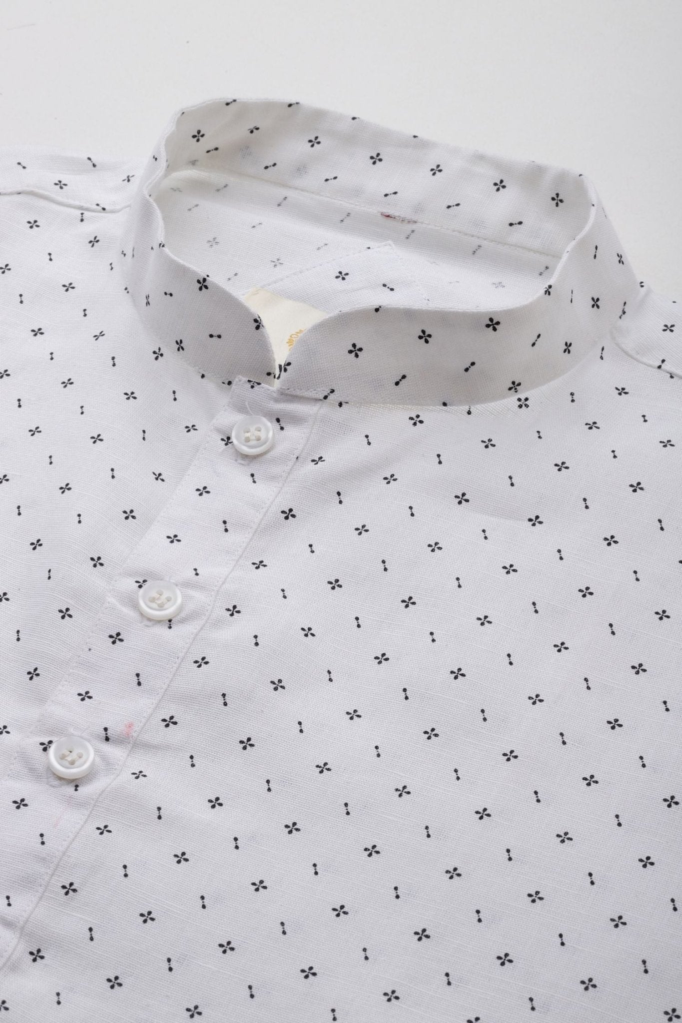 Designer Short Kurta In White - Simaaya