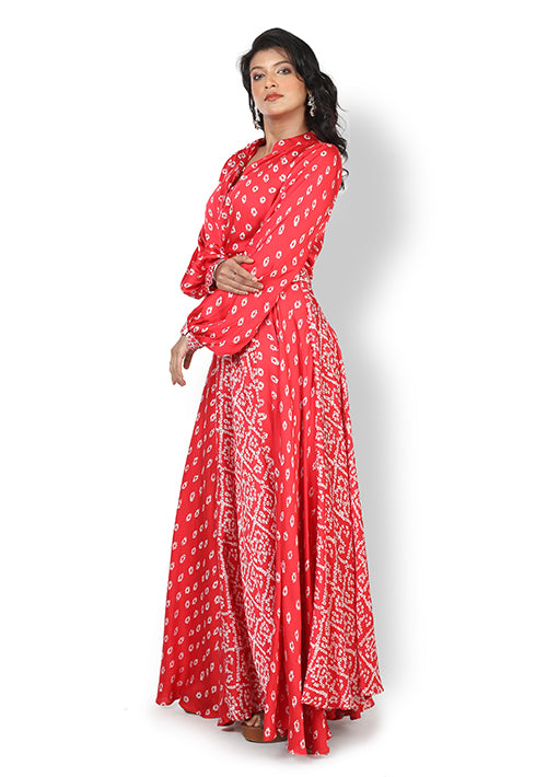 Buy Casual  Dress In Red Color At Online Simaaya