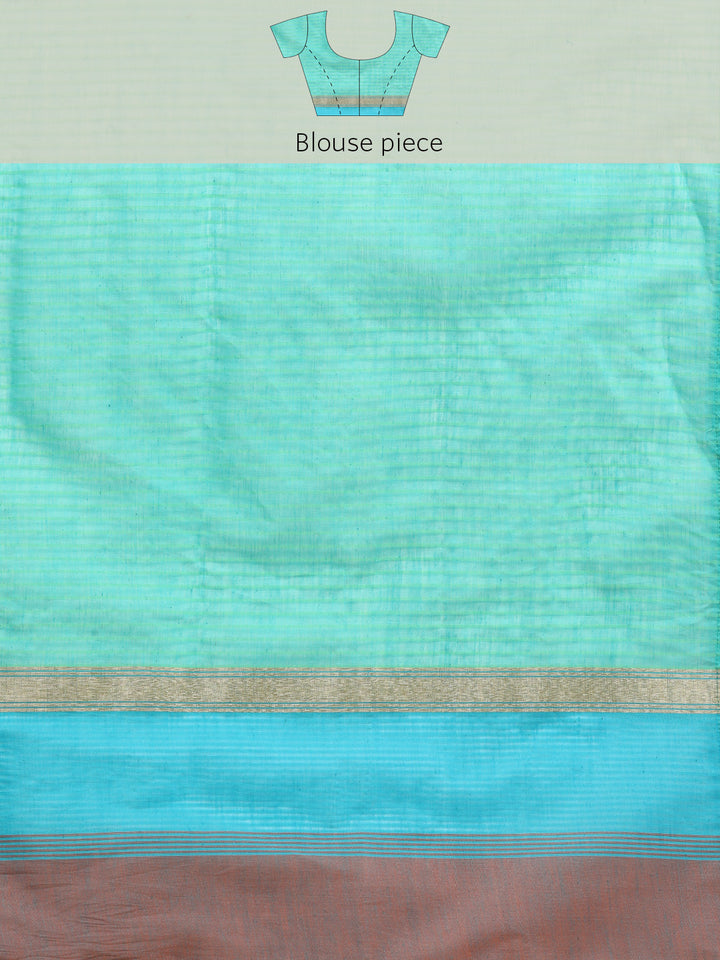 Designer Blue Cotton Saree