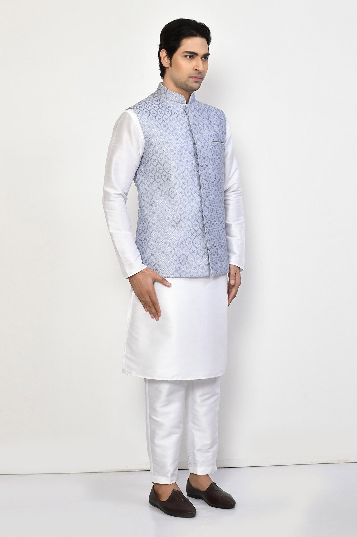 Designer Jacket In Mauve