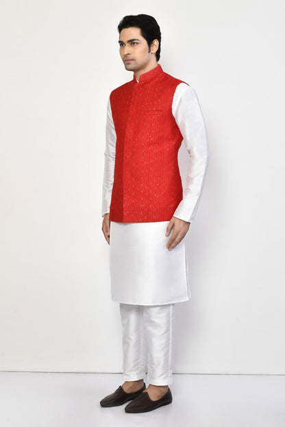 Designer Jacket In Red