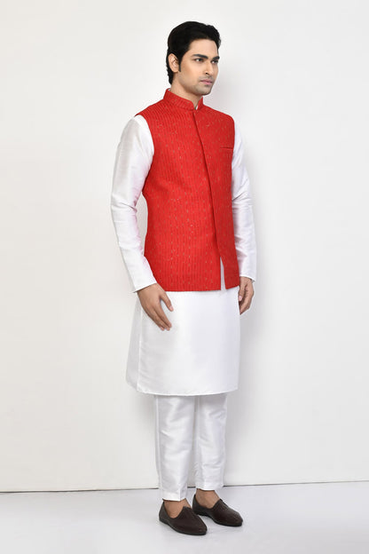 Designer Jacket In Red