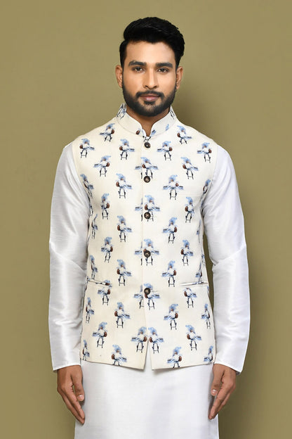 Designer Jacket In White