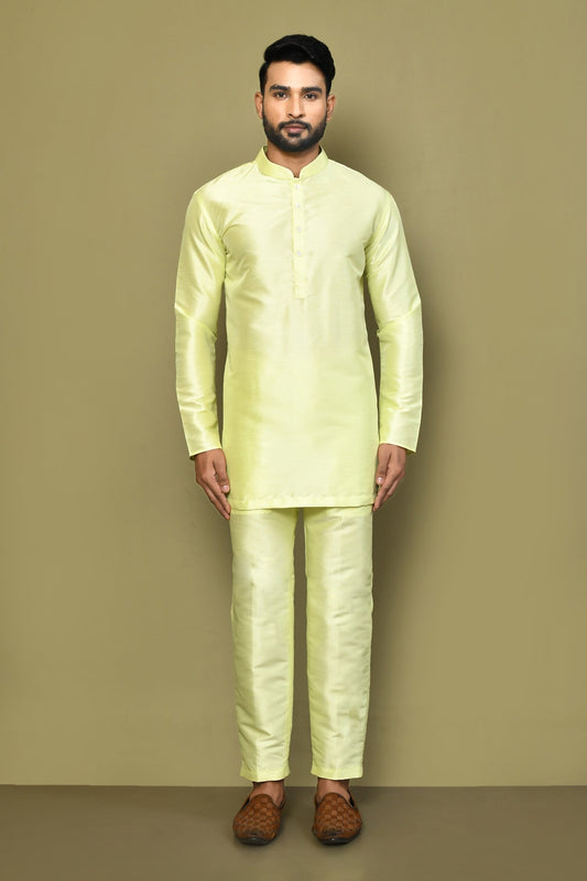 Designer Short Kurta In Green