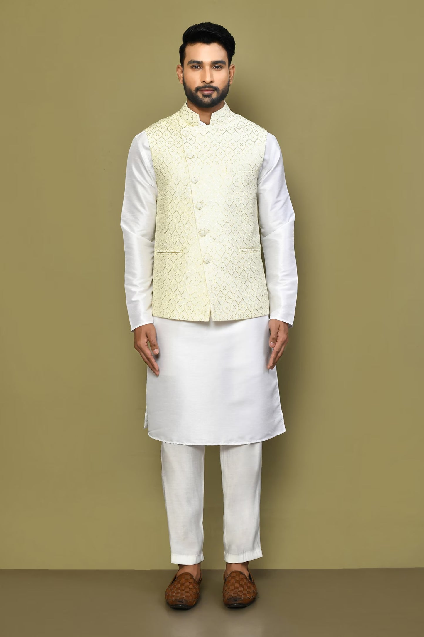 Designer Jacket In White