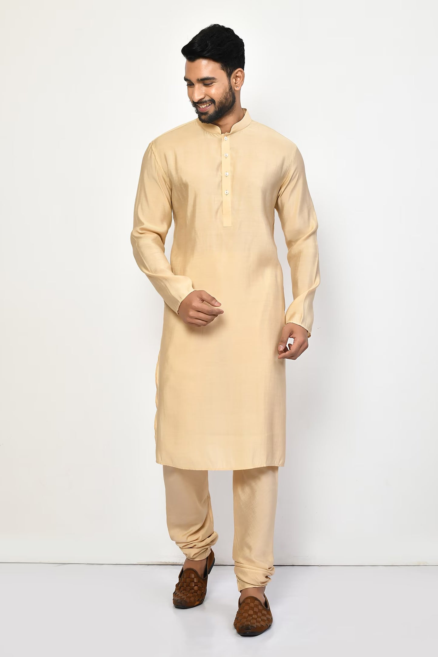 Designer Long Kurta in Yellow