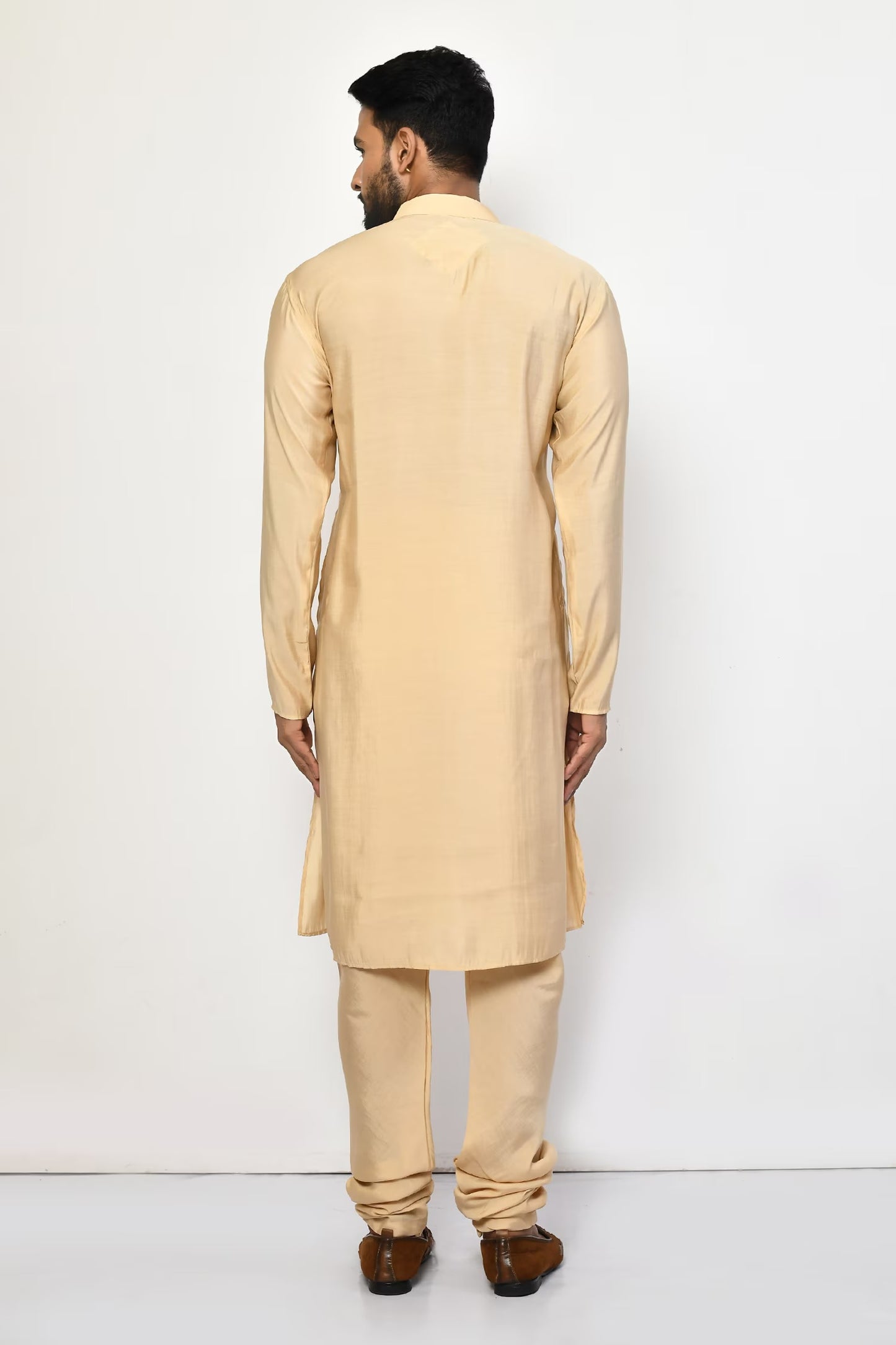 Designer Long Kurta in Yellow