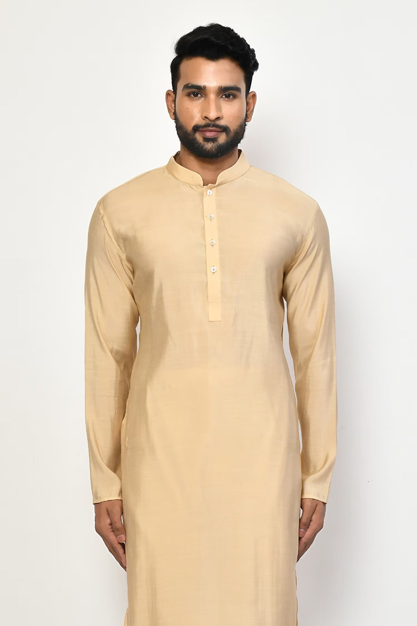 Designer Long Kurta in Yellow