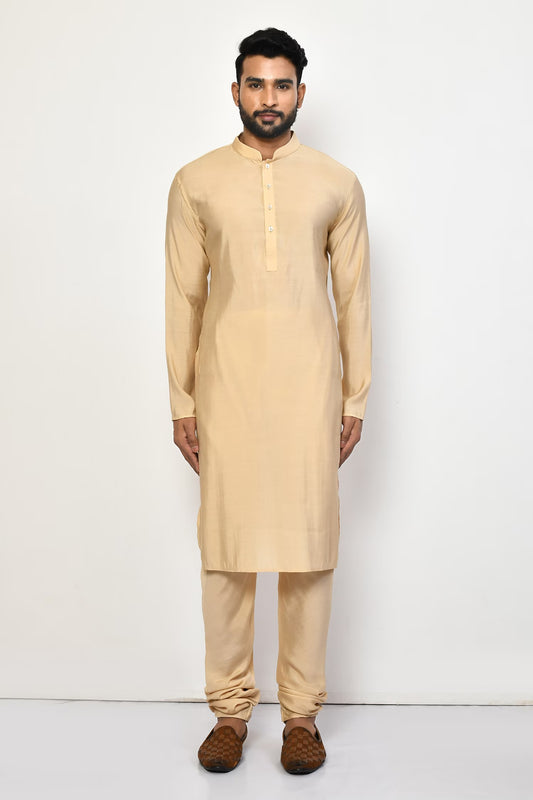 Designer Long Kurta in Yellow