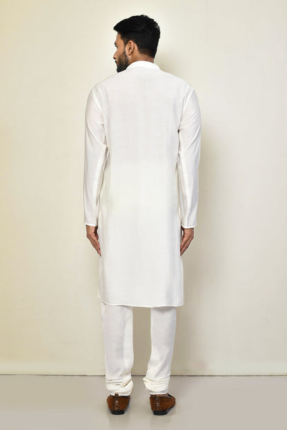 Designer Long Kurta in White