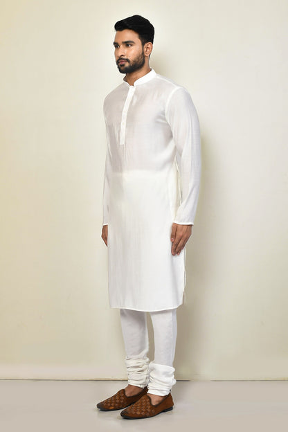 Designer Long Kurta in White