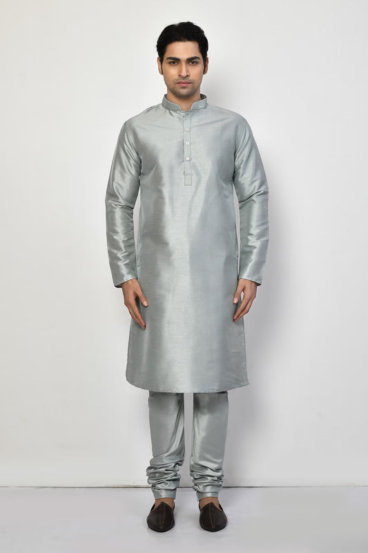 Designer Long Kurta in Grey