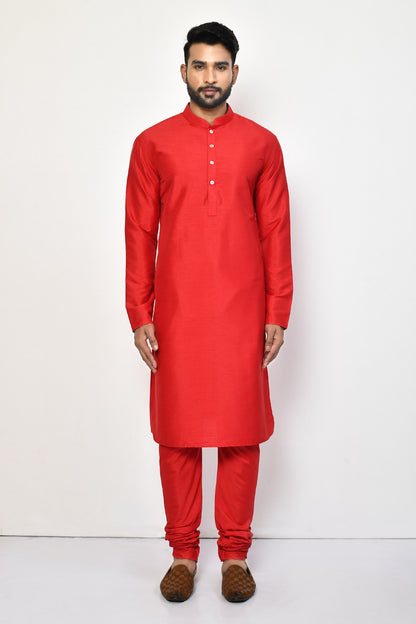 Designer Long Kurta in Red
