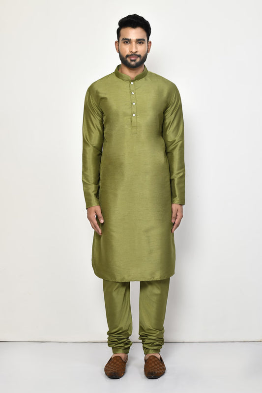 Designer Long Kurta in Green