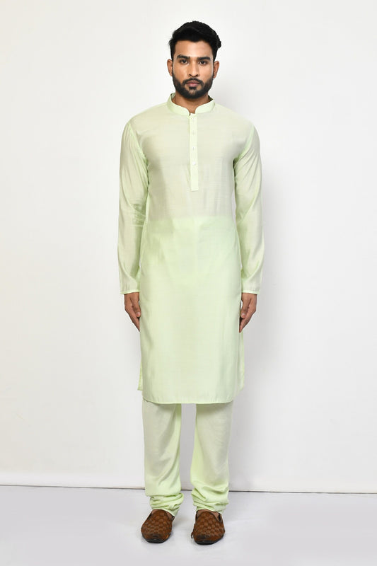 Designer Long Kurta in Green
