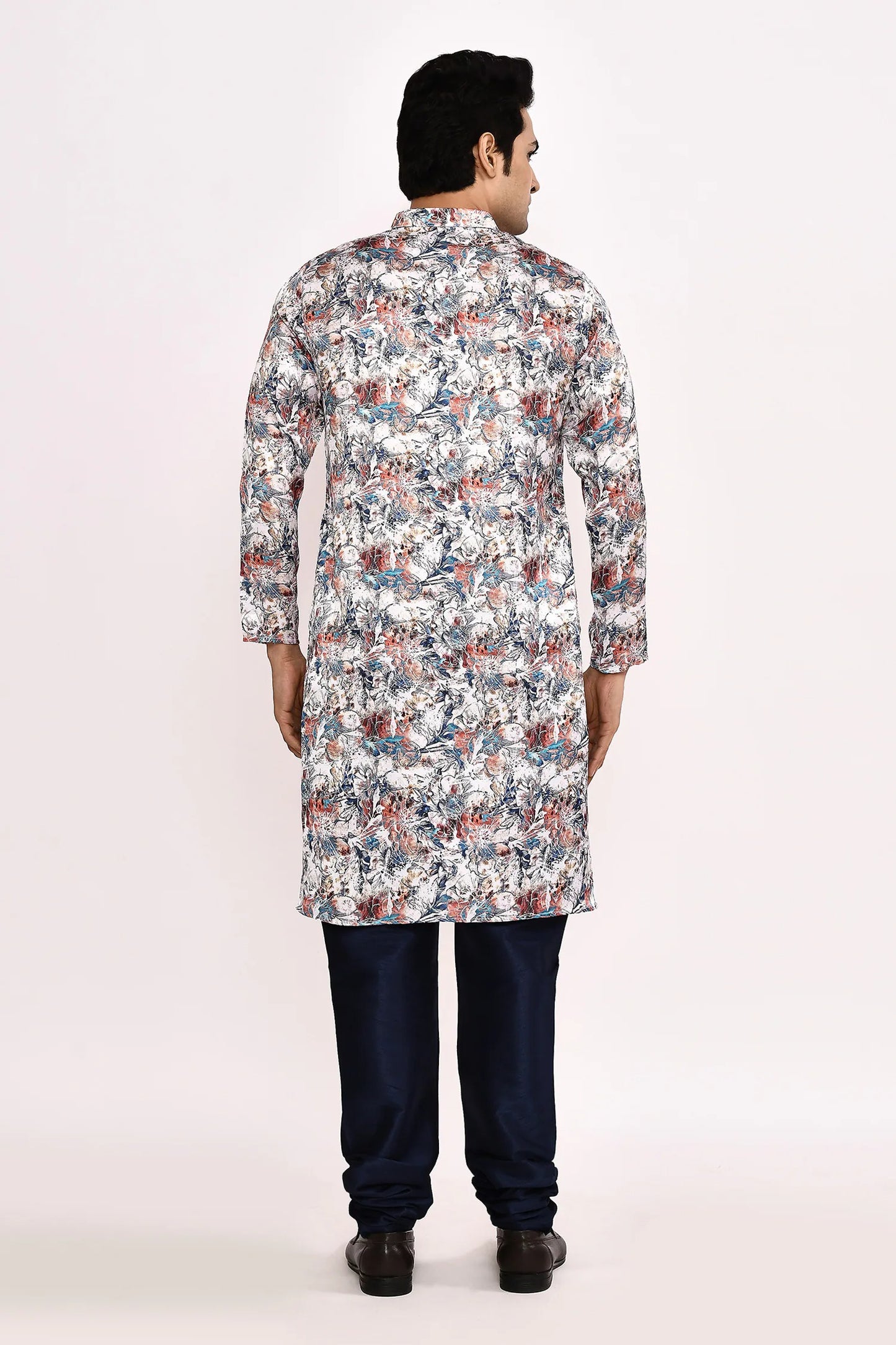 Designer Long Kurta set in Multi color