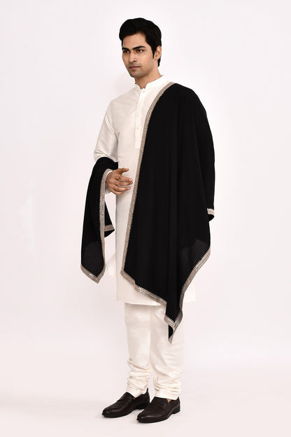 DESIGNER SILK KURTA  SILK CHURIDAR & COTTON DUPATTA