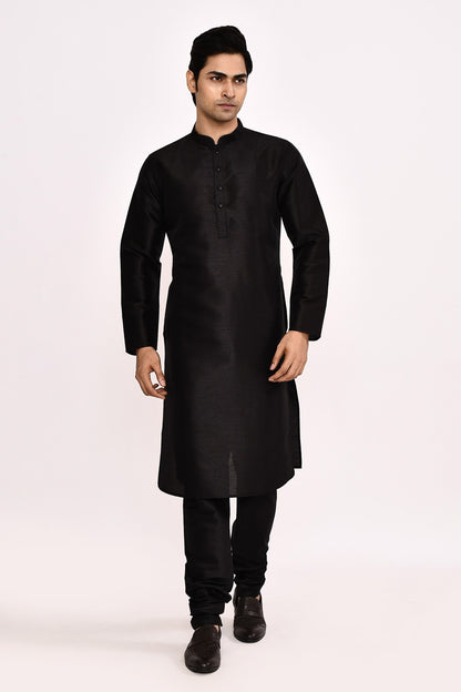 DESIGNER SILK KURTA  SILK CHURIDAR & COTTON DUPATTA