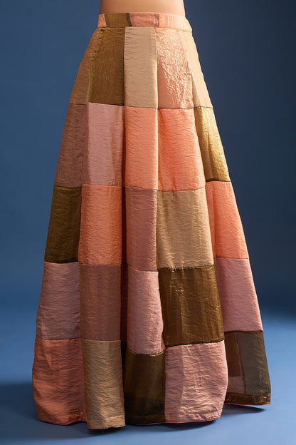 Designer Wear Multi-Colour Lehenga Set