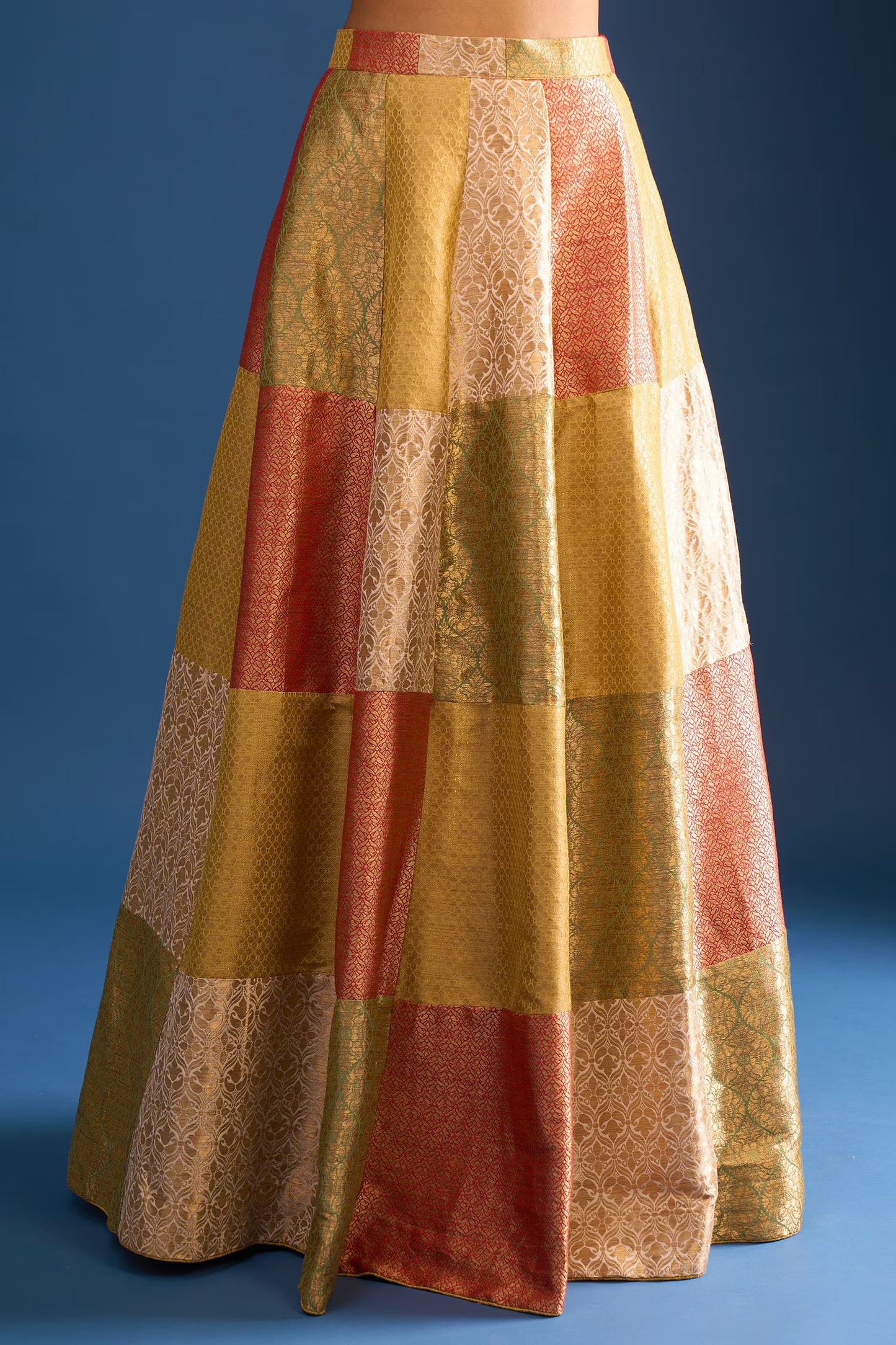 Designer Wear Multi-Colour Lehenga Set