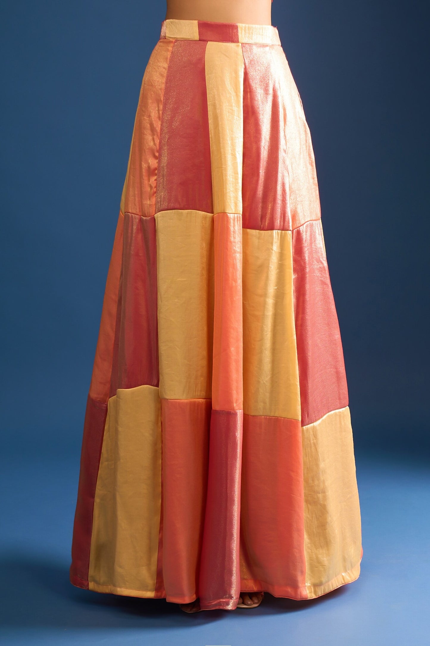 Designer Wear Multi-Colour Lehenga Set