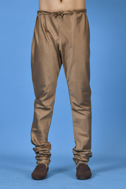 Designer  Churidar In Brown