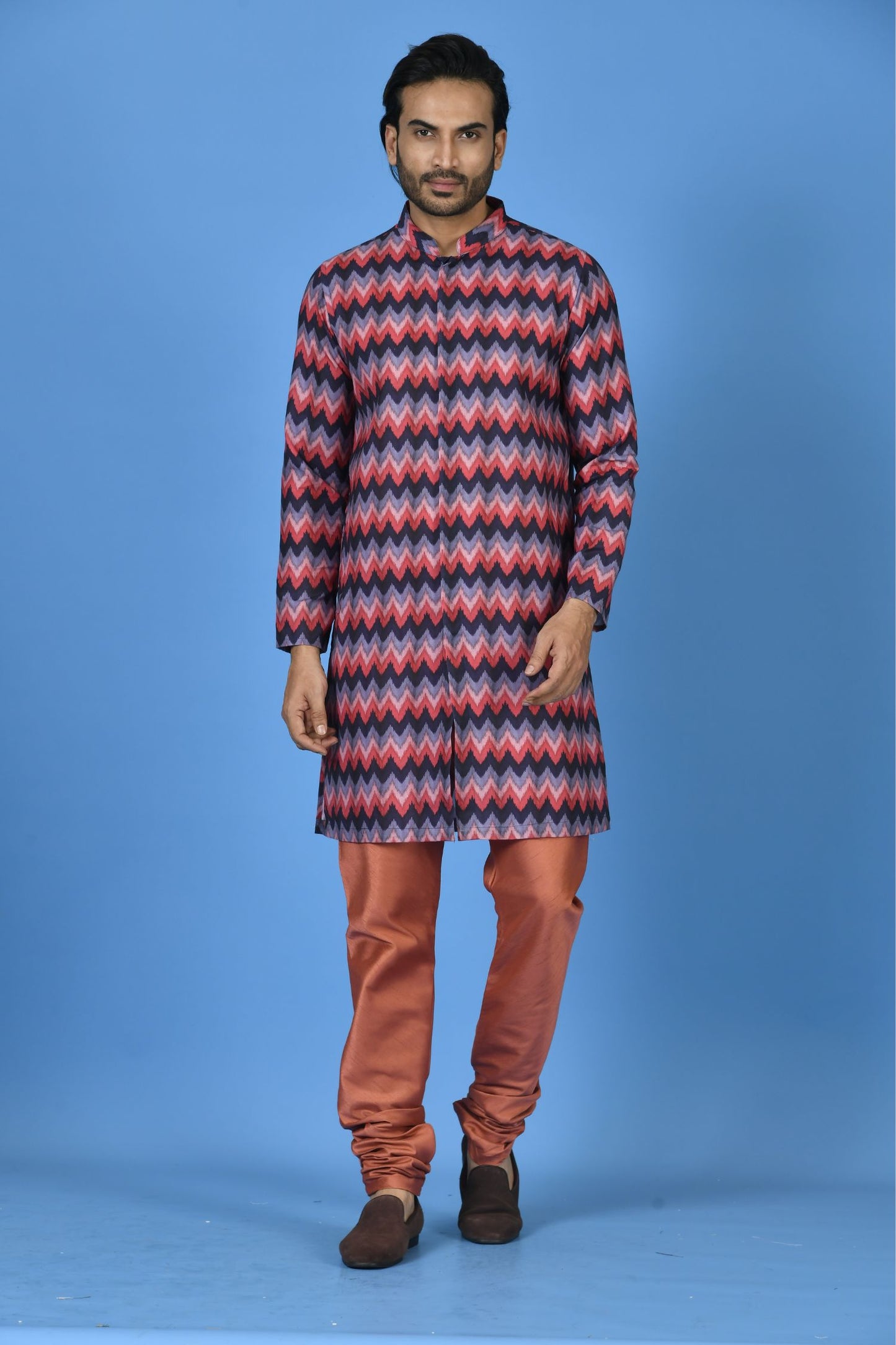 Designer Long Kurta In Black