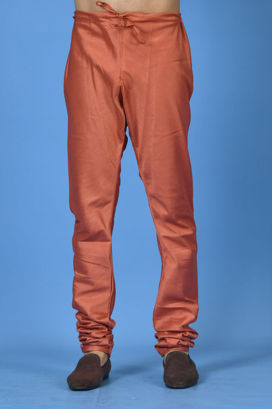 Designer Churidar In Orange