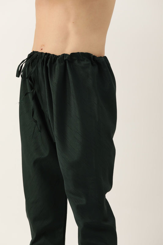 Designer Wear Olive Color Cotton Churidar