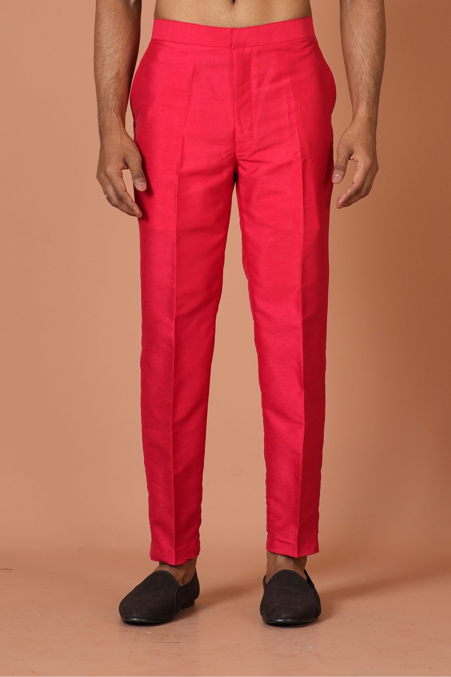 Designer red pants