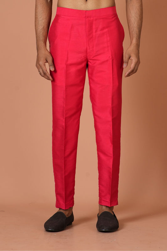 Designer red pants