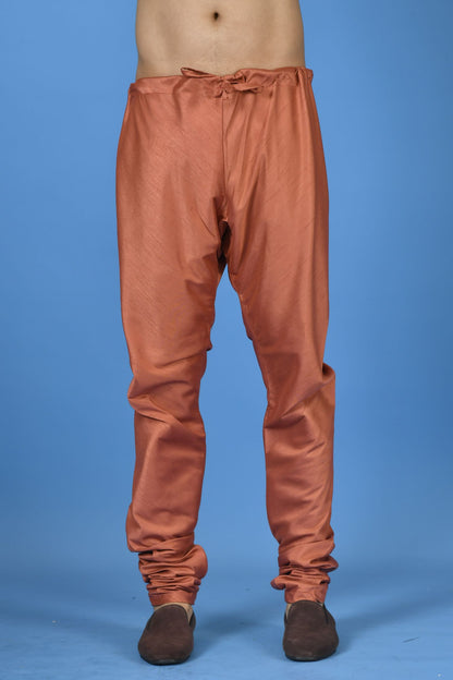 Designer Churidar In Peach