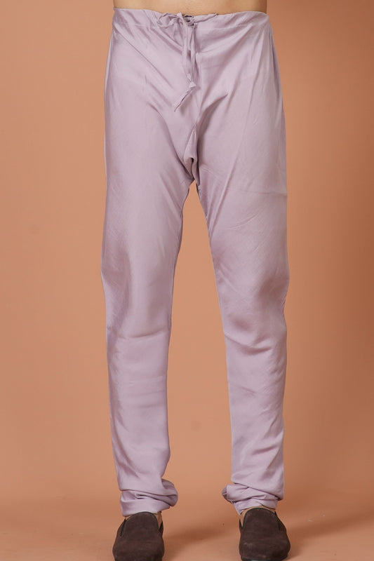 Designer Churidar In Lavender