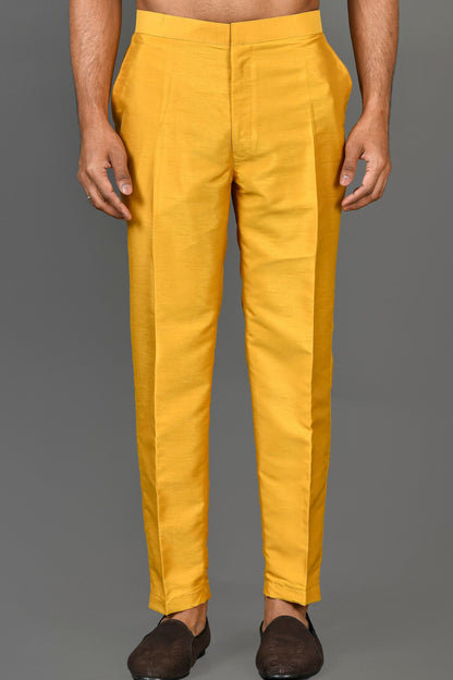 Designer Pant in Yellow Colour