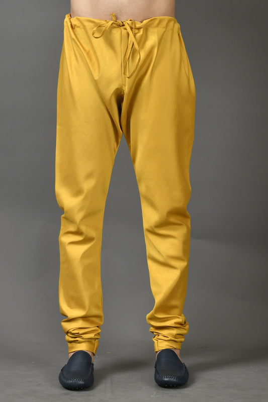 Designer Churidar In Yellow