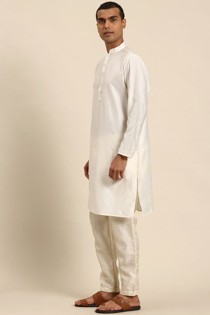 Designer Long Kurta In Cream