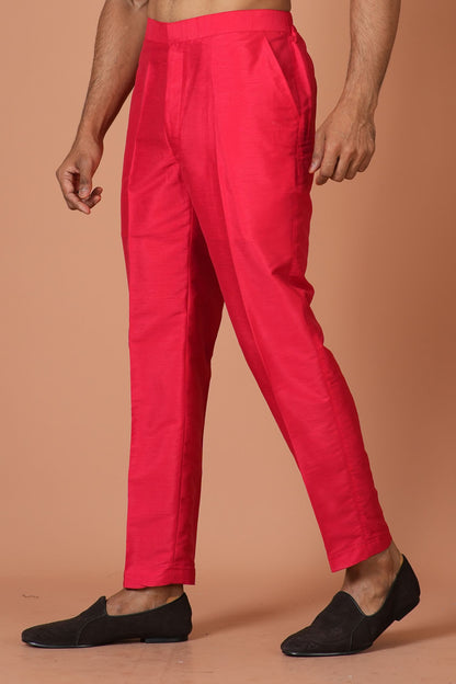Designer red pants
