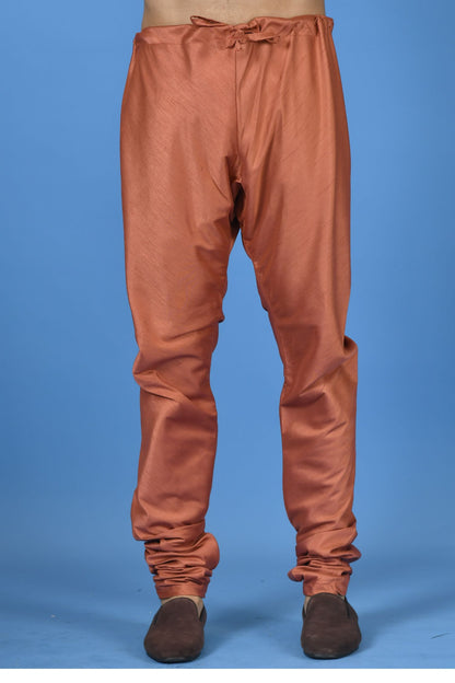 Designer Churidar In Peach