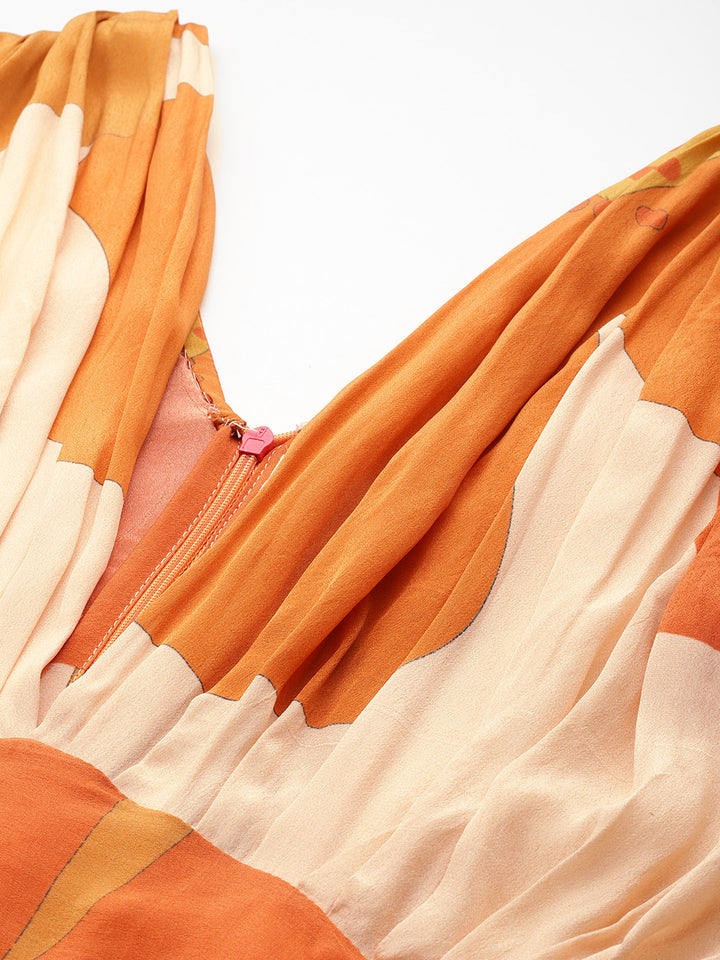 Desginer Multicolour Polyester Jumpsuit