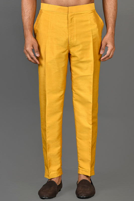 Designer Pant In Yellow