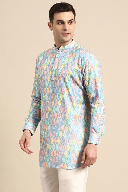 Designer Short Kurta Multicolor
