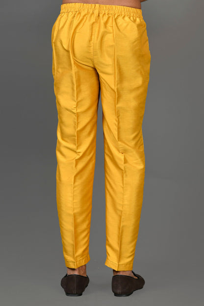 Designer Pant in Yellow Colour