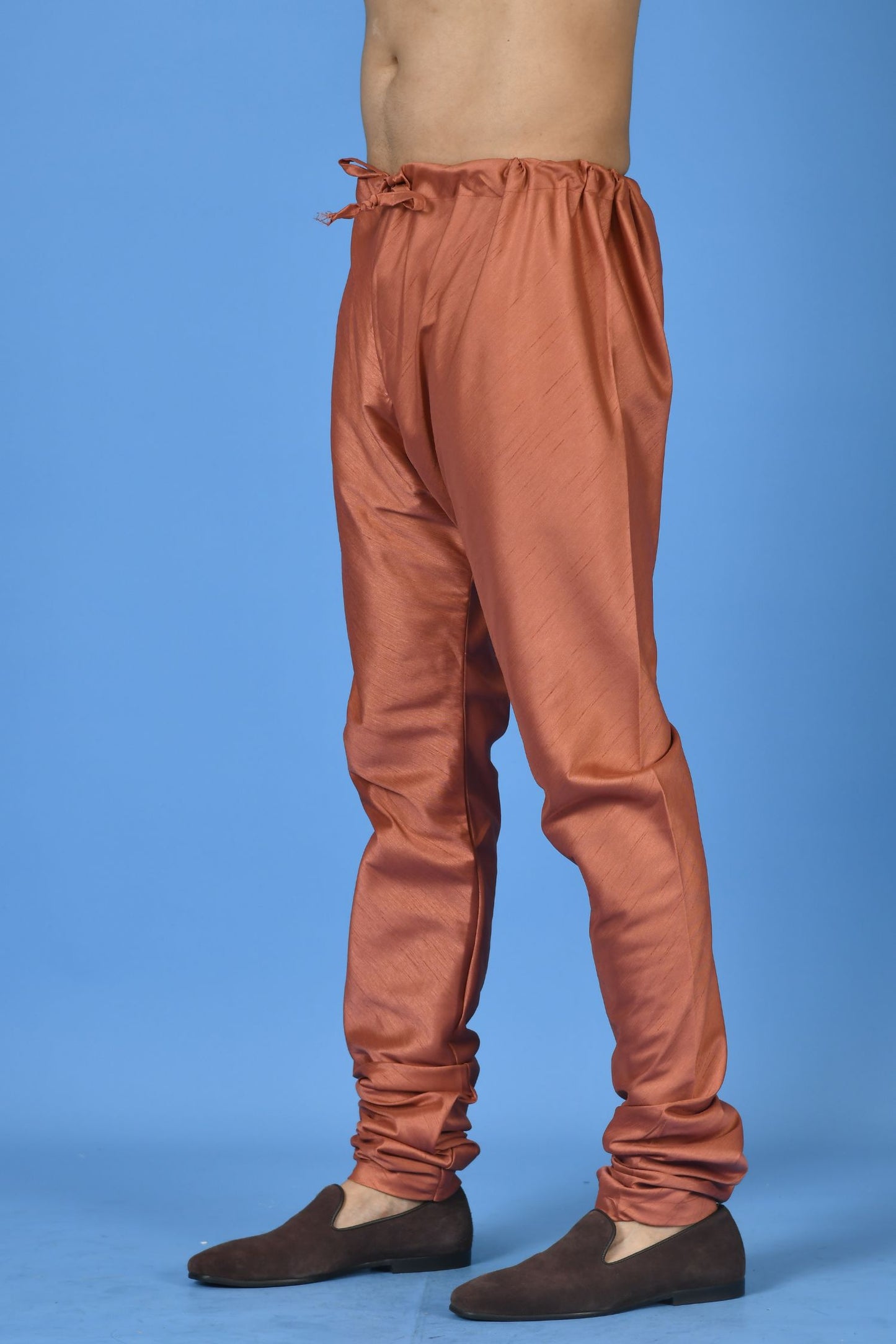 Designer Churidar In Peach