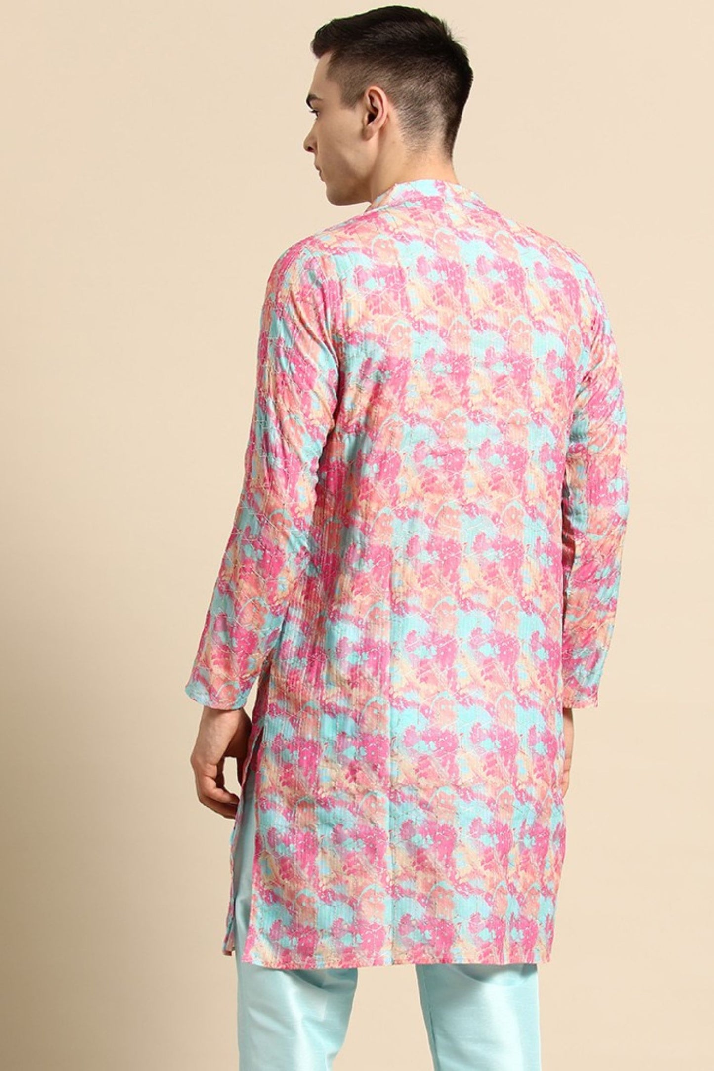 Designer Short Kurta Multicolor