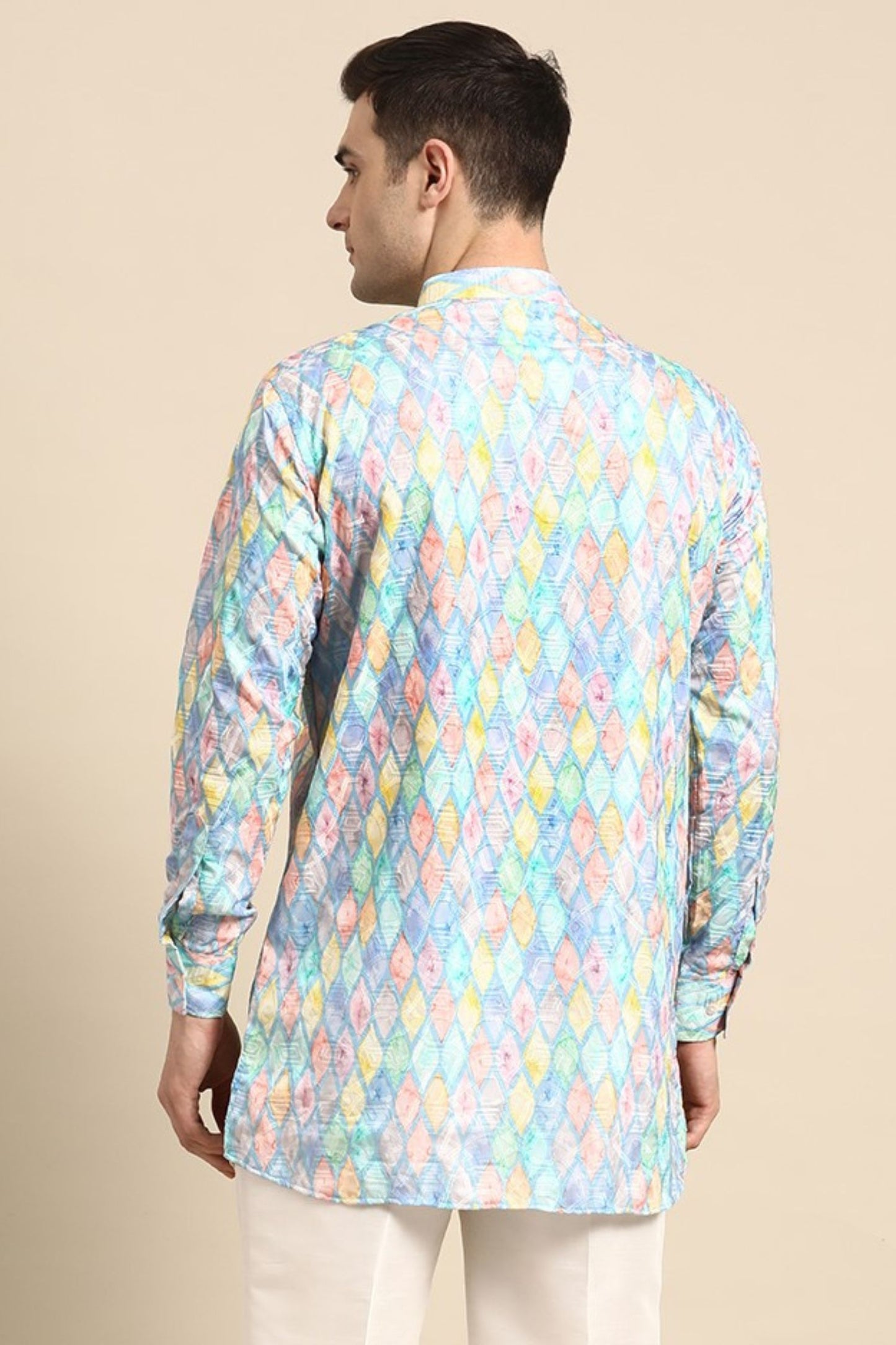 Designer Short Kurta Multicolor