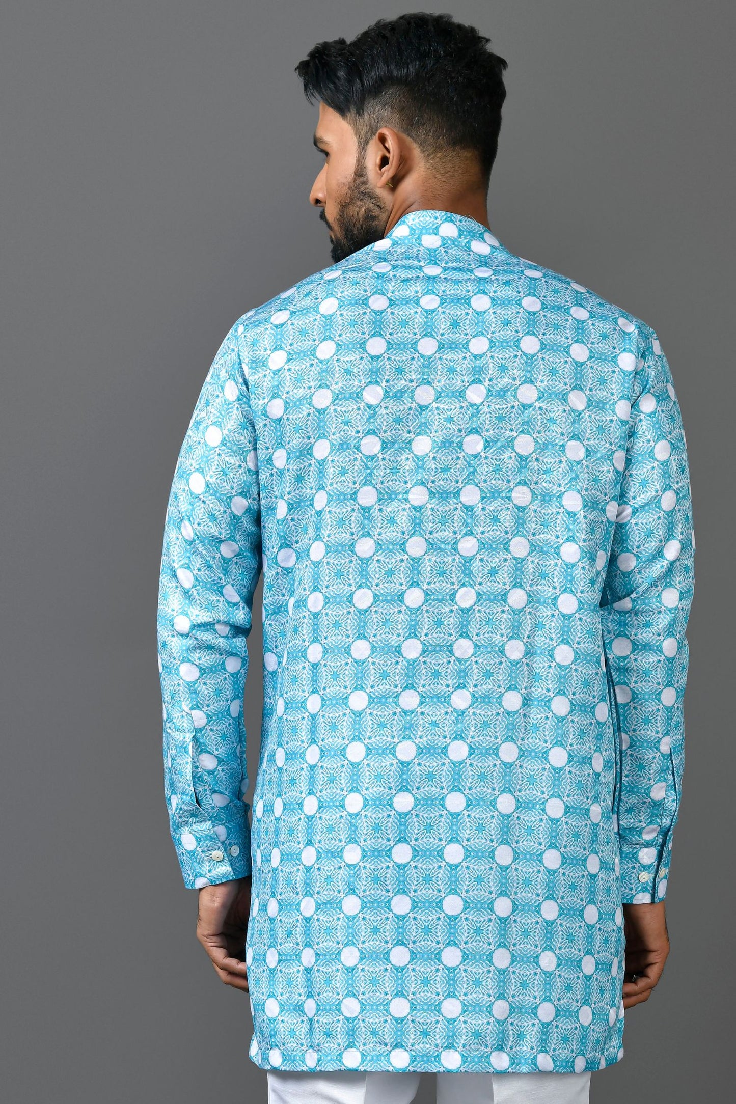 Designer Short Kurta In Blue