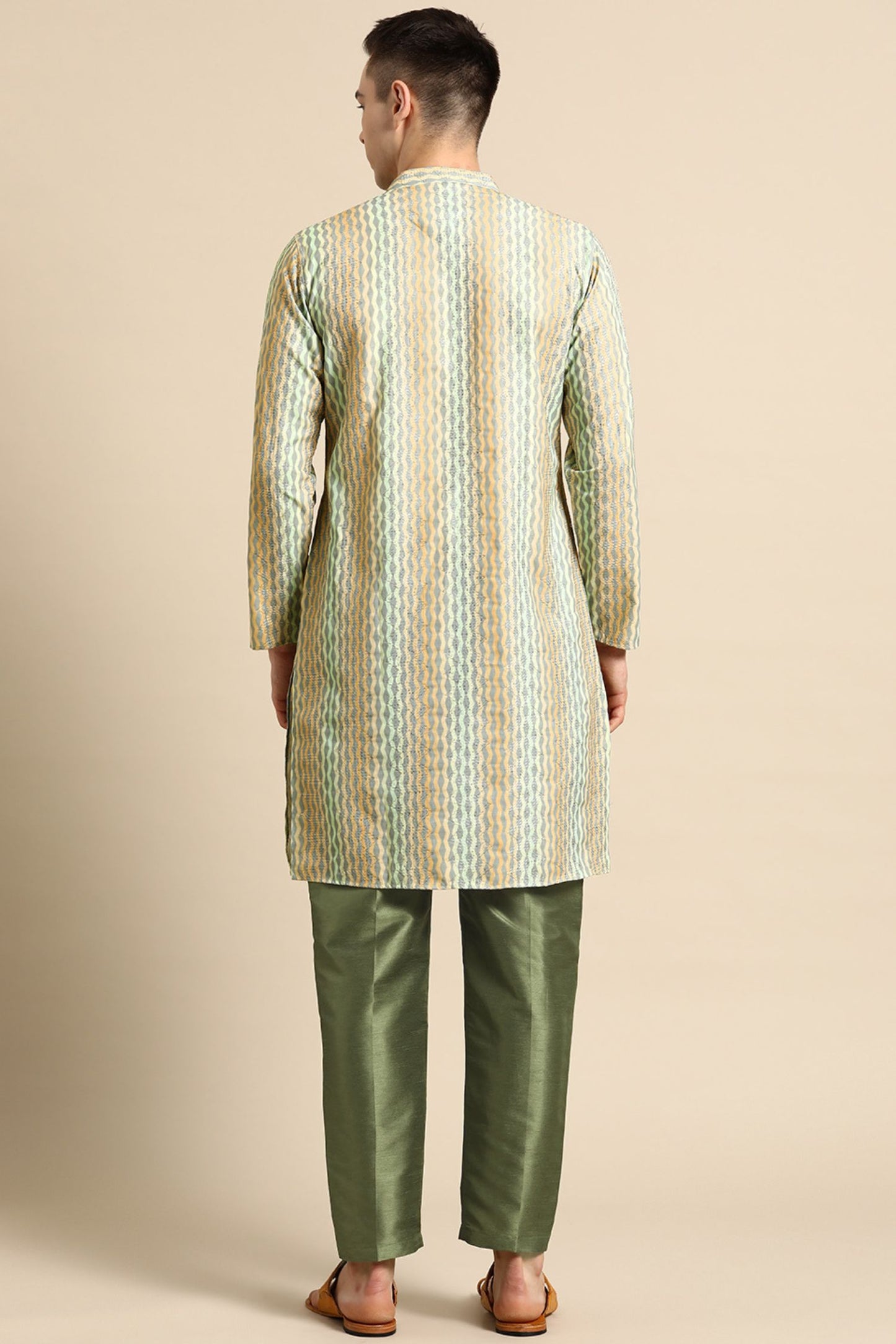 Designer Long Kurta Multicolor