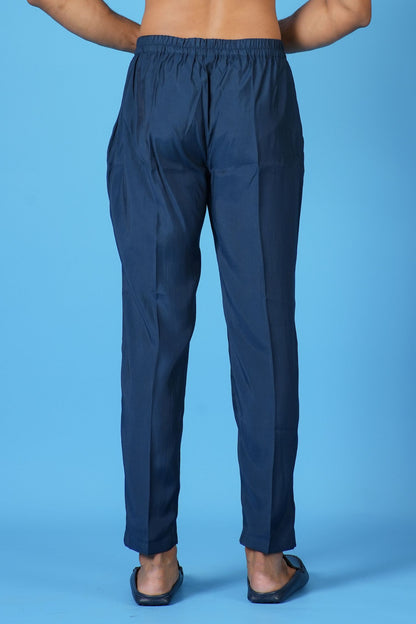 Designer Pant In Blue Colour