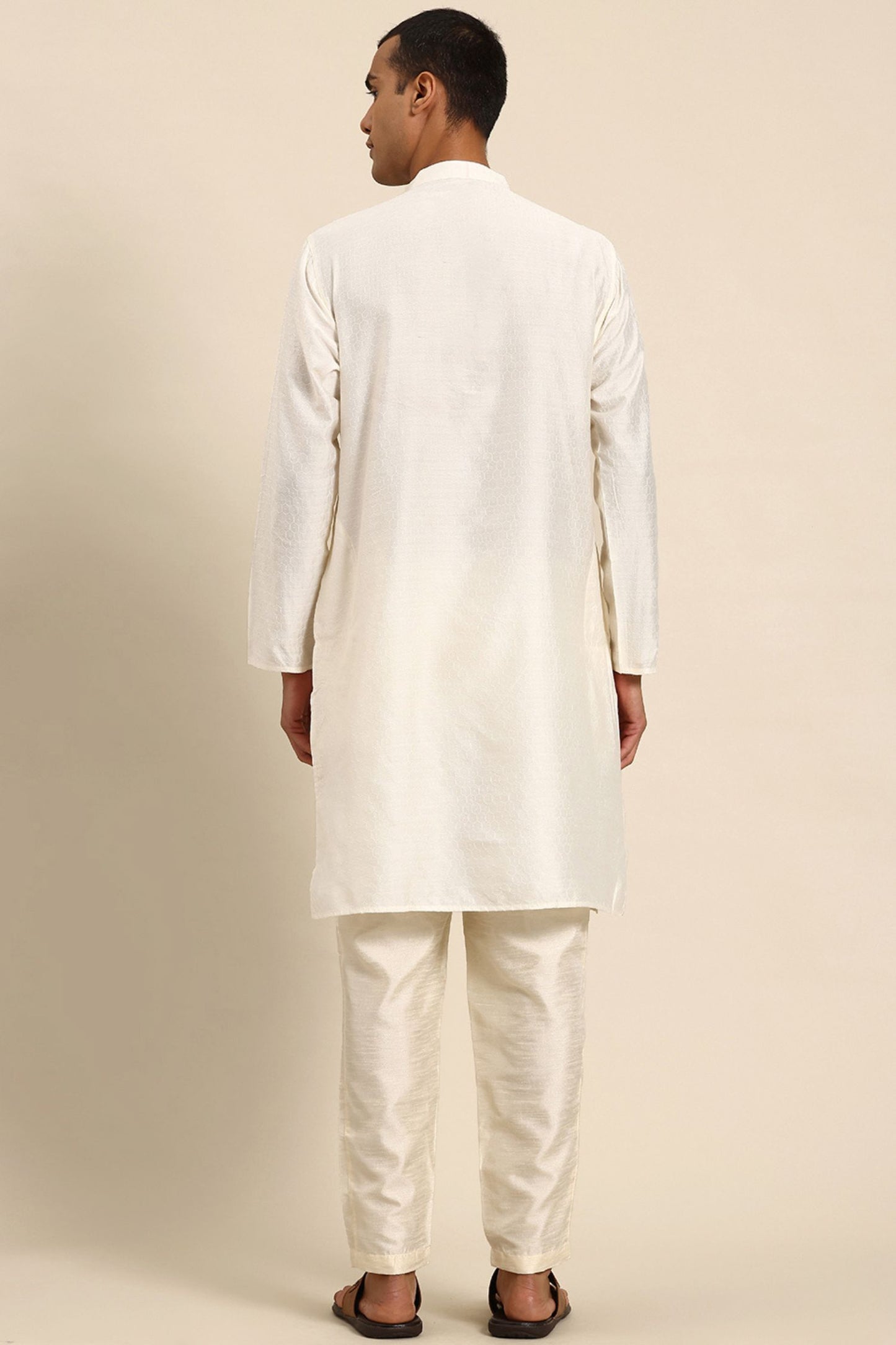 Designer Long Kurta In Cream